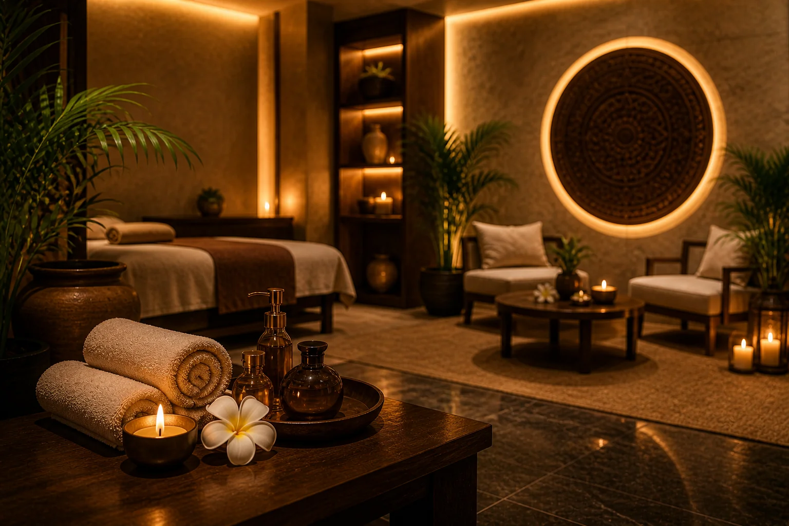 Oryx Spa interior Abu Dhabi