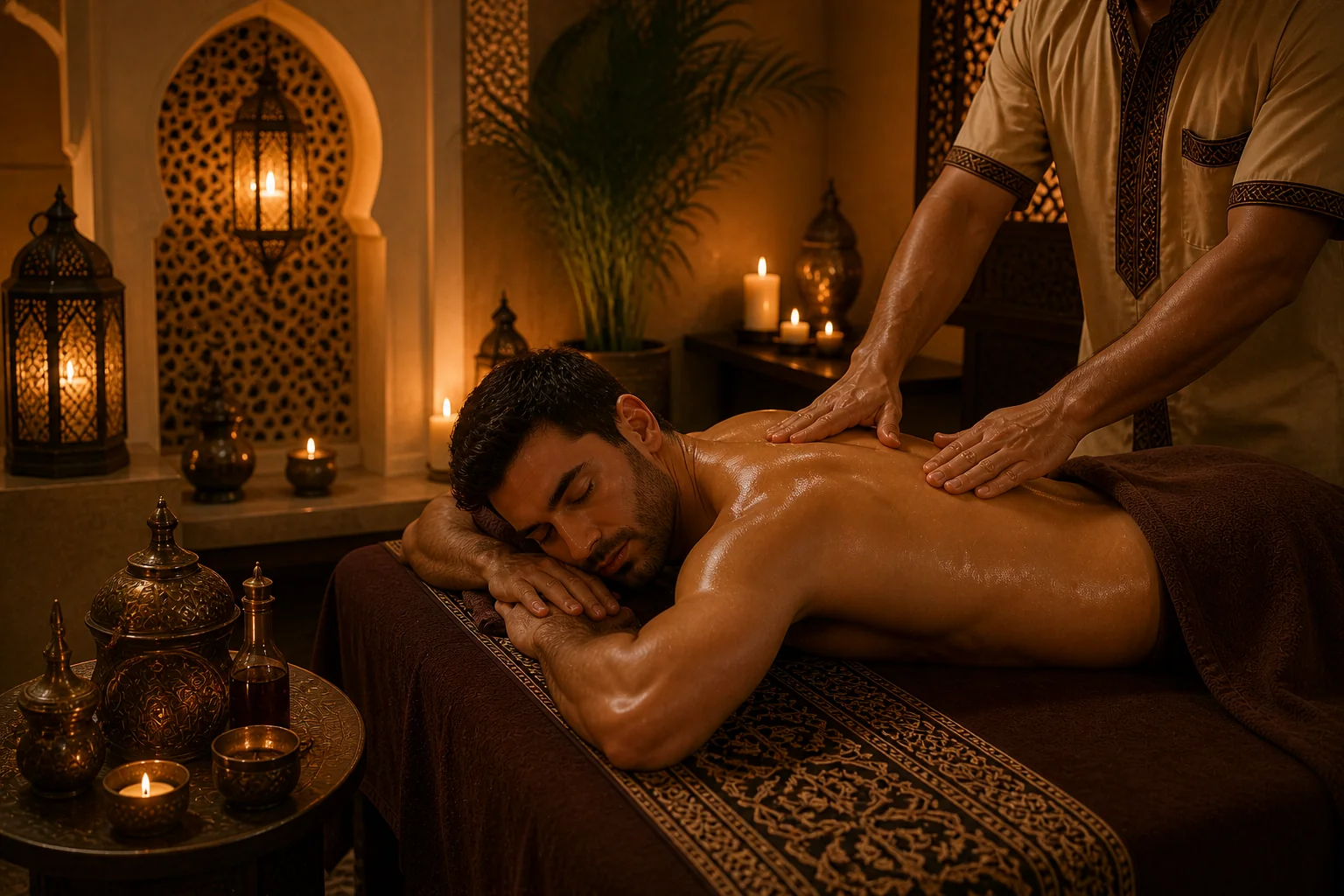 Arabic massage in Abu Dhabi at Oryx Spa