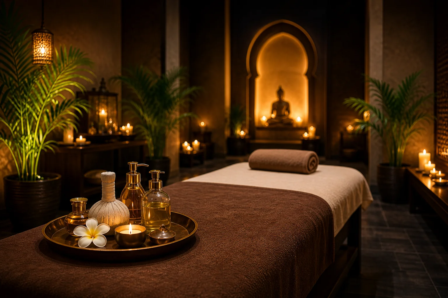 Oryx Spa luxury massage room Abu Dhabi