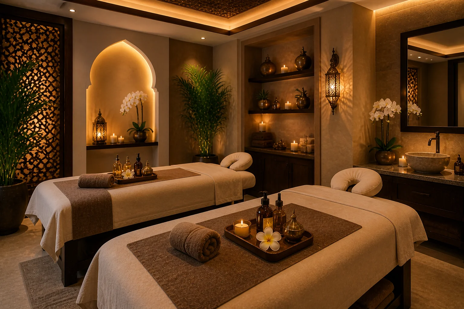 Luxury spa treatment room Oryx Spa